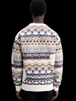 Dropped shoulder jacquard all over-Scotch & Soda New