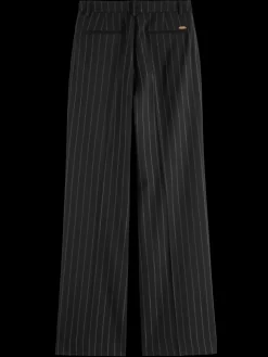 EDIE LUREX STRIPE WIDE LEG PANT-Scotch & Soda Clearance