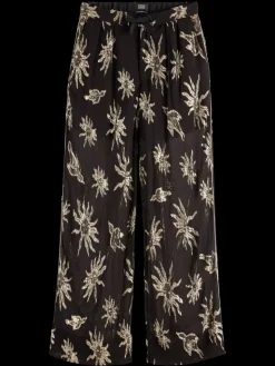 ELENI MYSTIC SKY LUREX PYJAMA PANT-Scotch & Soda Clearance