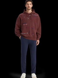 Embroidered artwork hoodie-Scotch & Soda Sale