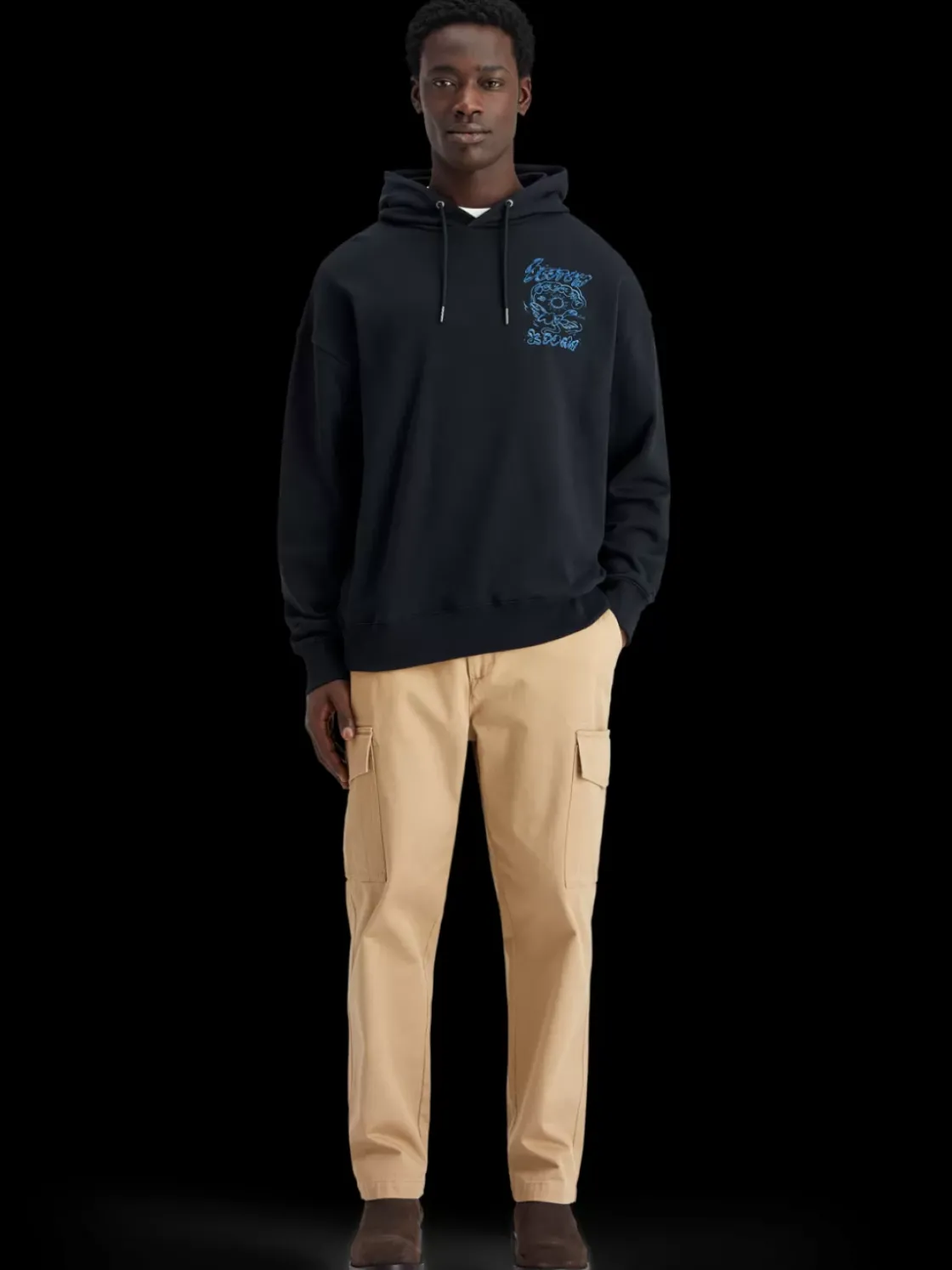 Embroidered artwork hoodie-Scotch & Soda Best