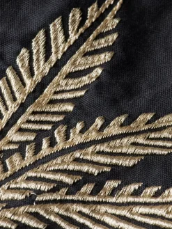 Embroidered cotton/linen canvas kimono jacket-Scotch & Soda Outlet