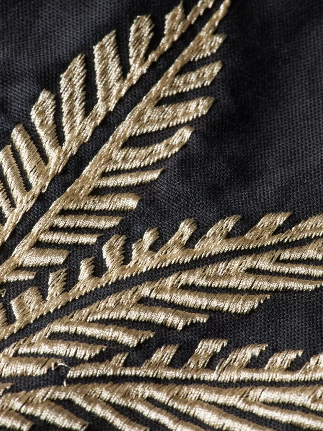 Embroidered cotton/linen canvas kimono jacket-Scotch & Soda Outlet