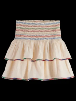 EMBROIDERED MINI SKIRT-Scotch & Soda Clearance