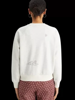 Embroidered raglan relaxed fit sweatshirt-Scotch & Soda Best