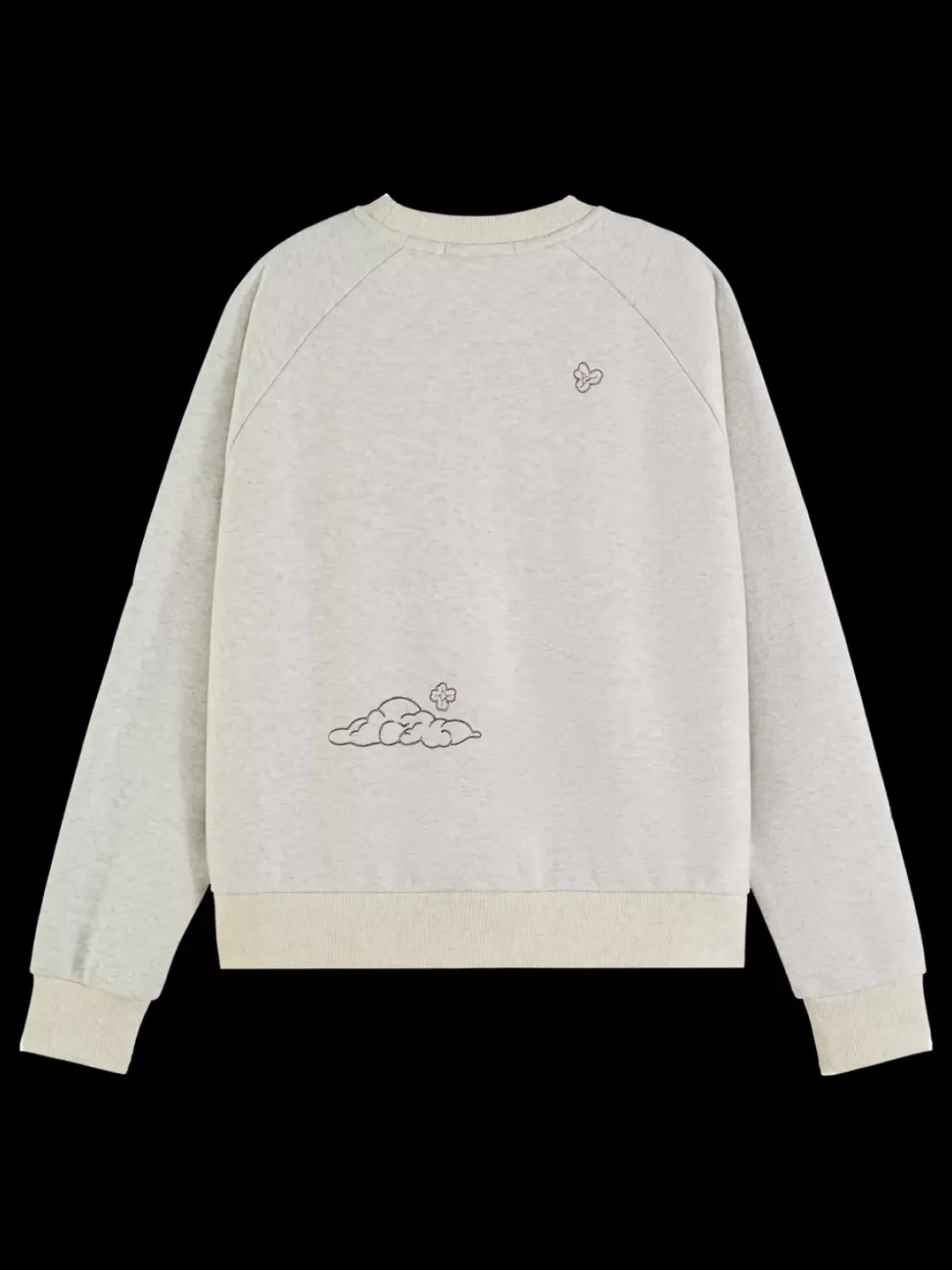EMBROIDERED RAGLAN RELAXED FIT SWEATSHIRT-Scotch & Soda Hot
