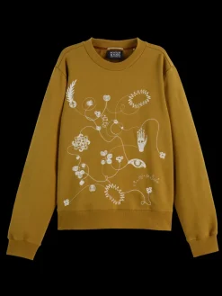 EMBROIDERED REGULAR FIT SWEATSHIRT-Scotch & Soda Sale