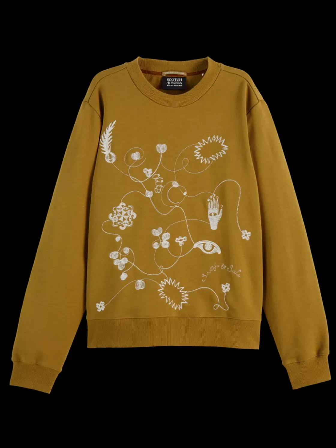 EMBROIDERED REGULAR FIT SWEATSHIRT-Scotch & Soda Sale