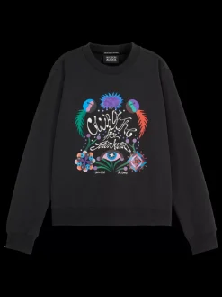 EMBROIDERED REGULAR FIT SWEATSHIRT-Scotch & Soda Sale