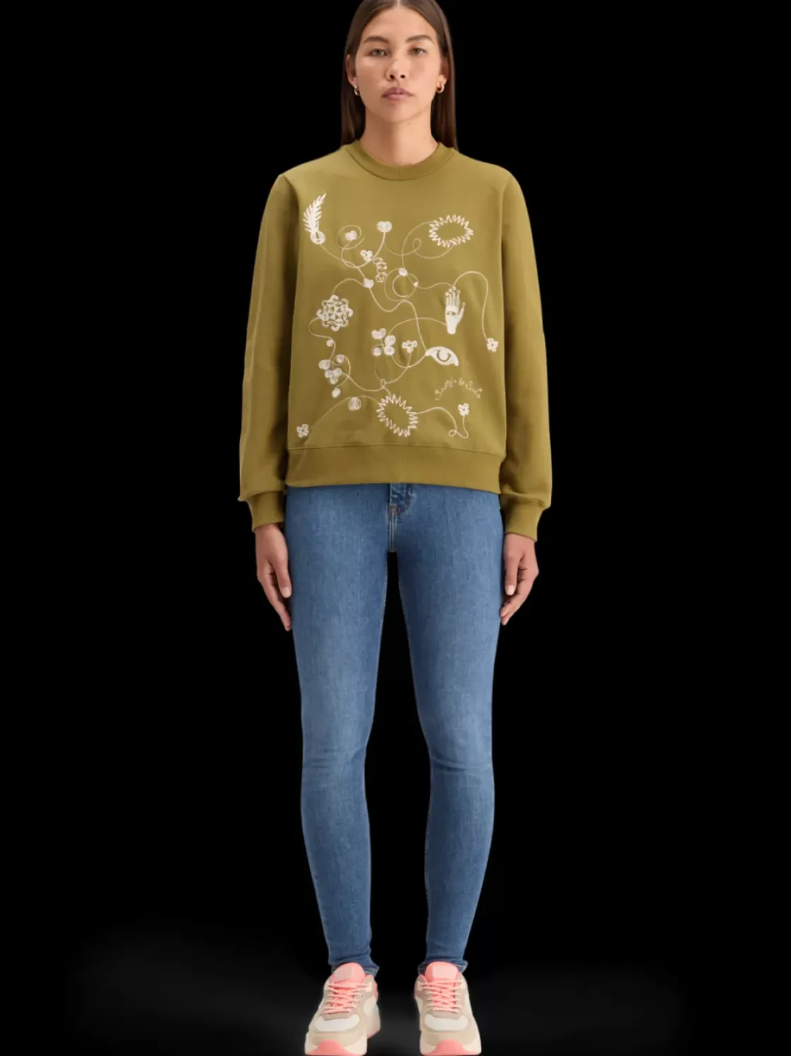 EMBROIDERED REGULAR FIT SWEATSHIRT-Scotch & Soda Sale