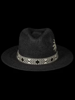 Embroidered straw panama hat-Scotch & Soda Outlet