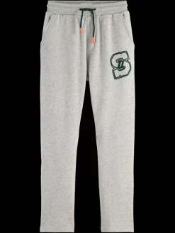 EMBROIDERY ARTWORK SWEATPANTS IN NEPS QUALITY-Scotch & Soda Outlet