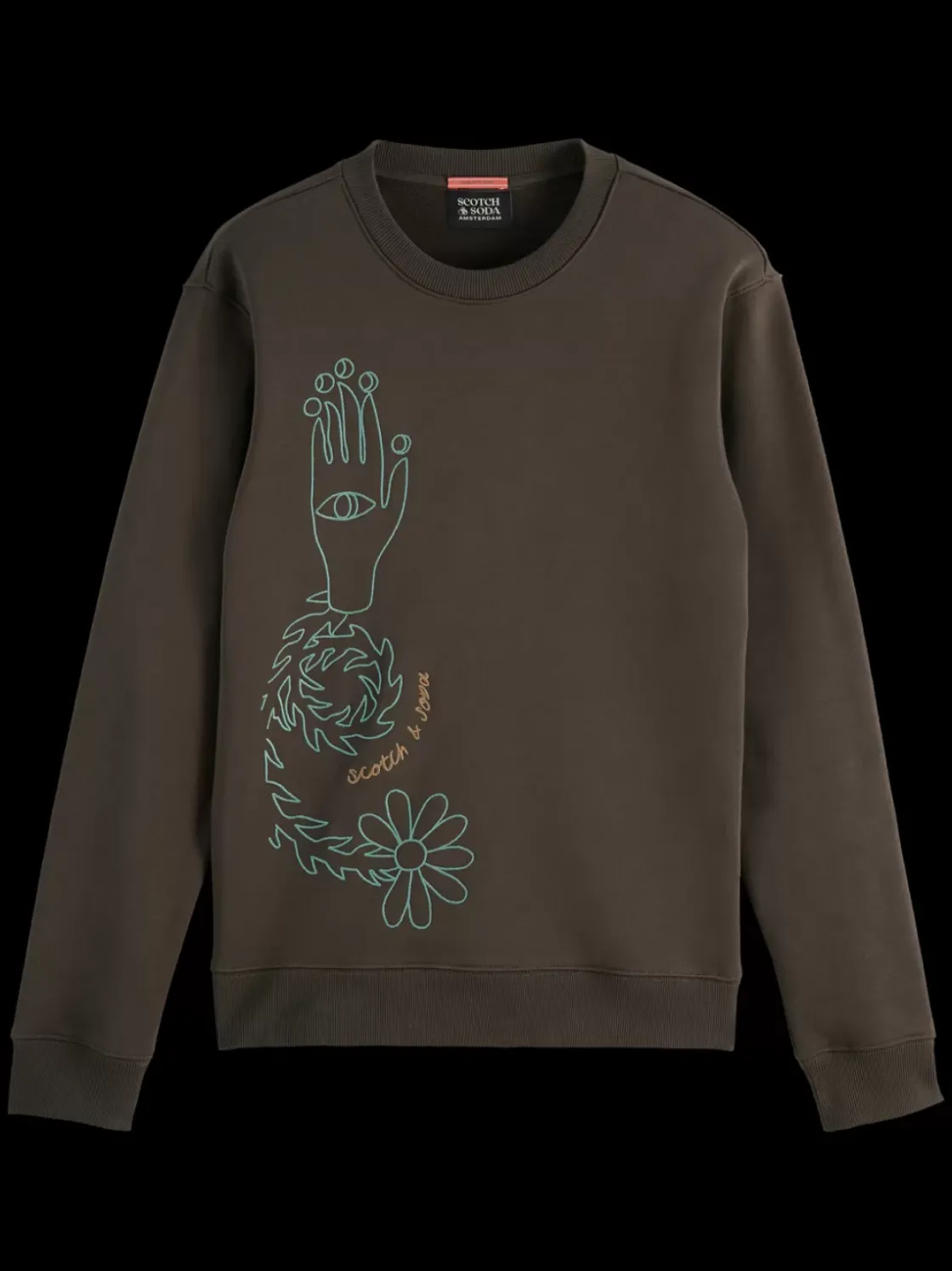 EMBROIDERY SWEATSHIRT-Scotch & Soda Outlet