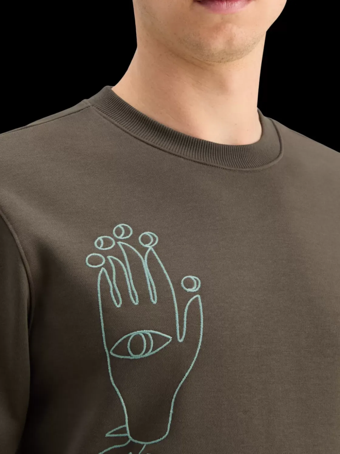 EMBROIDERY SWEATSHIRT-Scotch & Soda Outlet