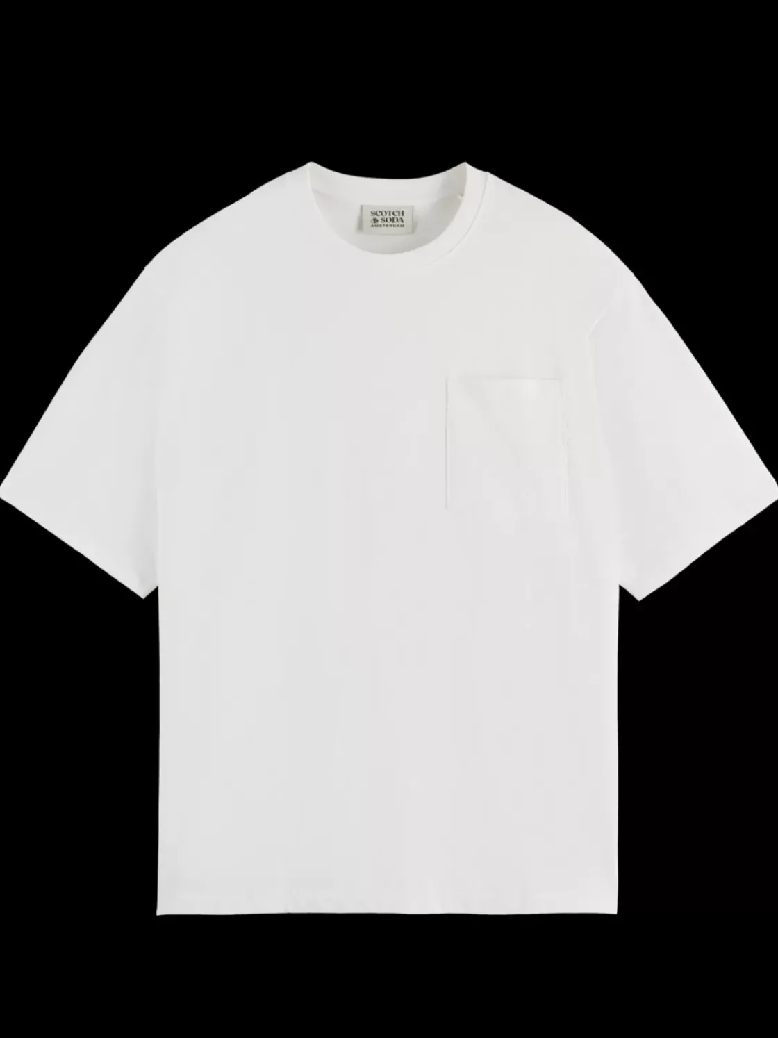 Essential - 3 CROSSES LOOSE FIT POCKET T-SHIRT-Scotch & Soda New