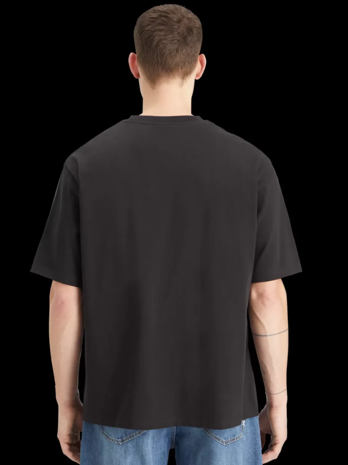 Essential - 3 CROSSES LOOSE FIT POCKET T-SHIRT-Scotch & Soda New