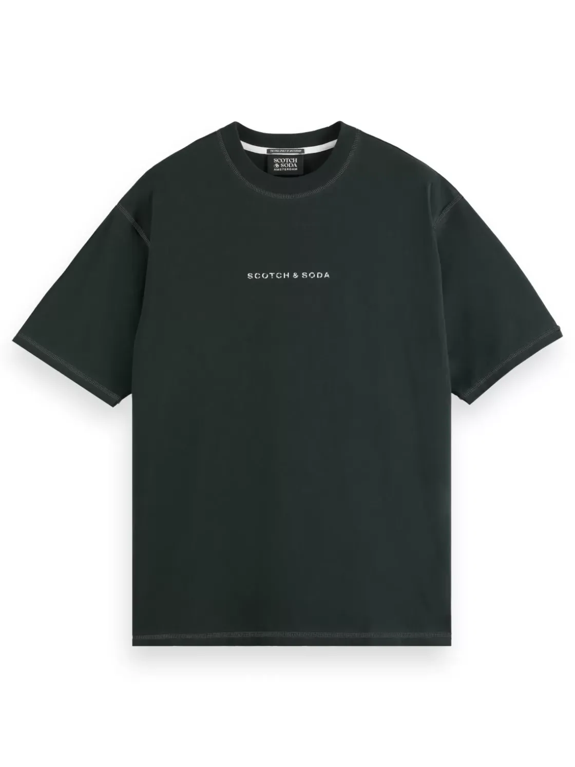 Essential - logo front chest t-shirt-Scotch & Soda Hot