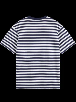 Essential - the free spirit peace bird striped t-shirt-Scotch & Soda Outlet