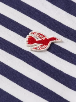 Essential - the free spirit peace bird striped t-shirt-Scotch & Soda Outlet