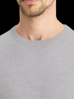 Essential - VISCOSE PULLOVER CREWNECK-Scotch & Soda Best