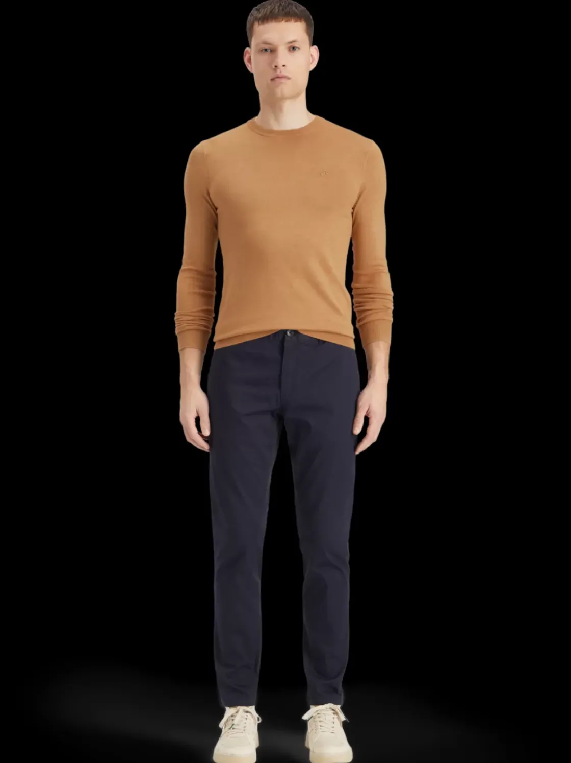 Essential - VISCOSE PULLOVER CREWNECK-Scotch & Soda Best