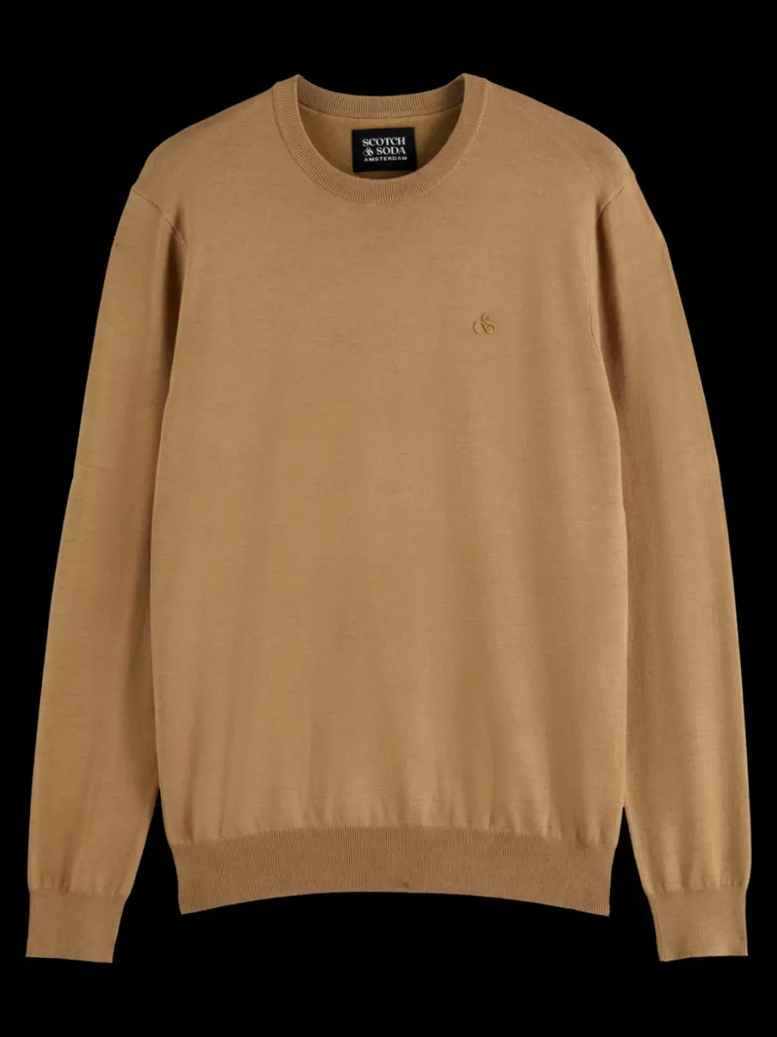 Essential - VISCOSE PULLOVER CREWNECK-Scotch & Soda Best