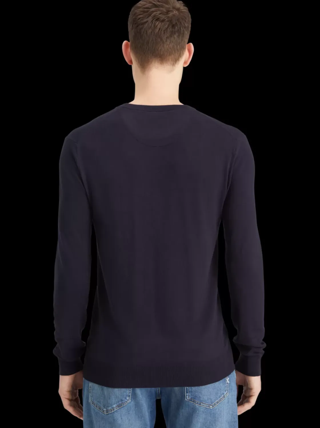 Essential - VISCOSE PULLOVER CREWNECK-Scotch & Soda Best
