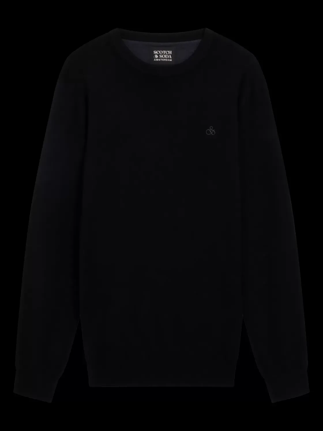 Essential - VISCOSE PULLOVER CREWNECK-Scotch & Soda Best
