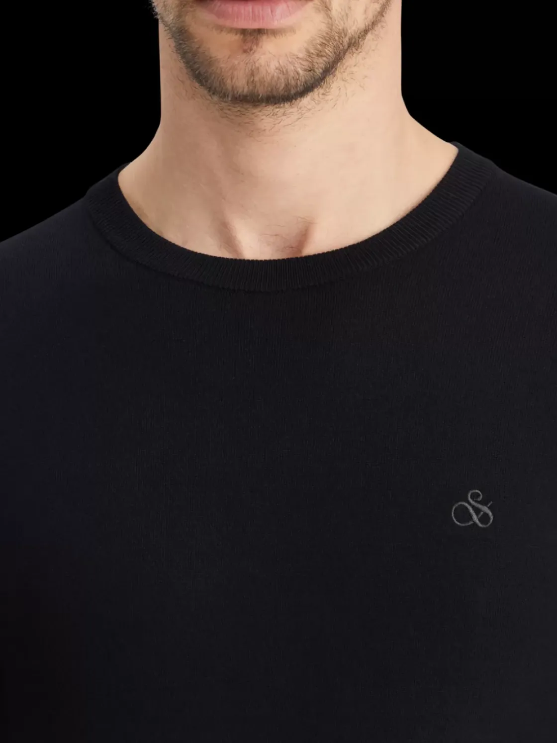 Essential - VISCOSE PULLOVER CREWNECK-Scotch & Soda Best