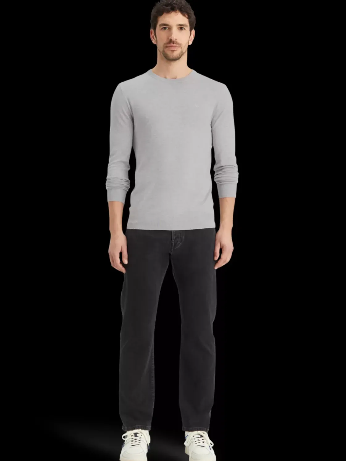 Essential - VISCOSE PULLOVER CREWNECK-Scotch & Soda Best