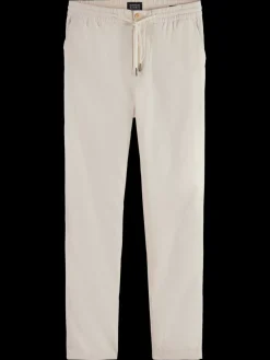 Essential - WARREN -  COTTON/ LINEN TWILL JOGGER-Scotch & Soda Online