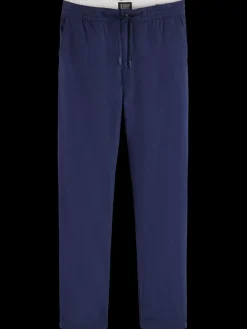 Essential - WARREN -  COTTON/ LINEN TWILL JOGGER-Scotch & Soda Online