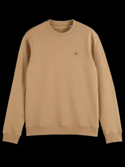 Essential badge crew sweat-Scotch & Soda New