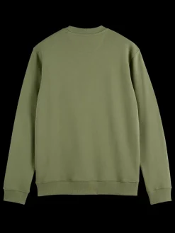 Essential badge crew sweat-Scotch & Soda New