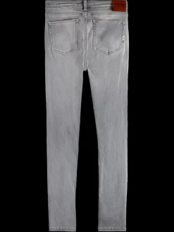 Essential bohemienne mid rise skinny jeans - grey roots-Scotch & Soda Online