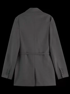 Essential DB TROPICAL WOOL BOYFRIEND BLAZER WITH BELT-Scotch & Soda Online