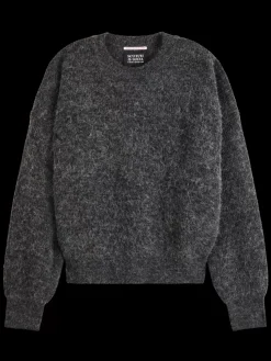 Essential FUZZY CREW NECK PULLOVER-Scotch & Soda Outlet