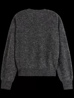 Essential FUZZY CREW NECK PULLOVER-Scotch & Soda Outlet