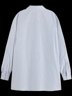 Essential girlfriend oxford stripes shirt-Scotch & Soda Outlet
