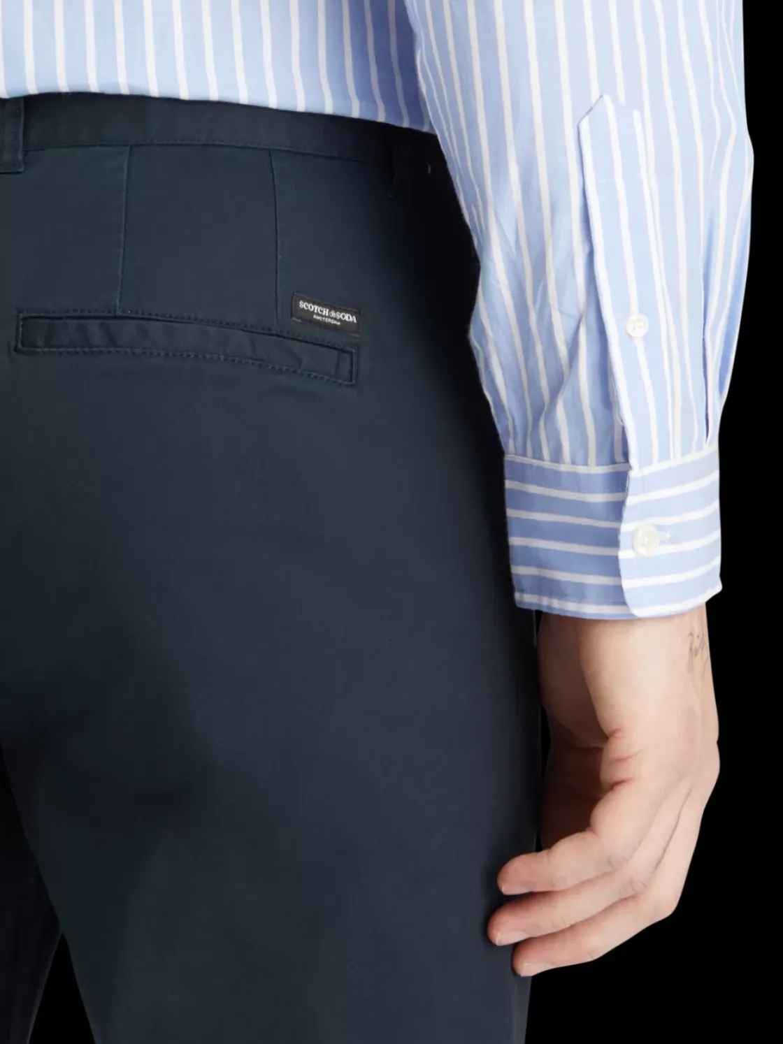 Essential Mott cotton-blend twill chino-Scotch & Soda Sale