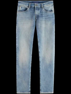 Essential RALSTON IN ORGANIC COTTON   AQUA BLUE-Scotch & Soda Fashion