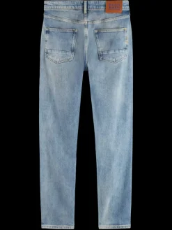 Essential RALSTON IN ORGANIC COTTON   AQUA BLUE-Scotch & Soda Fashion