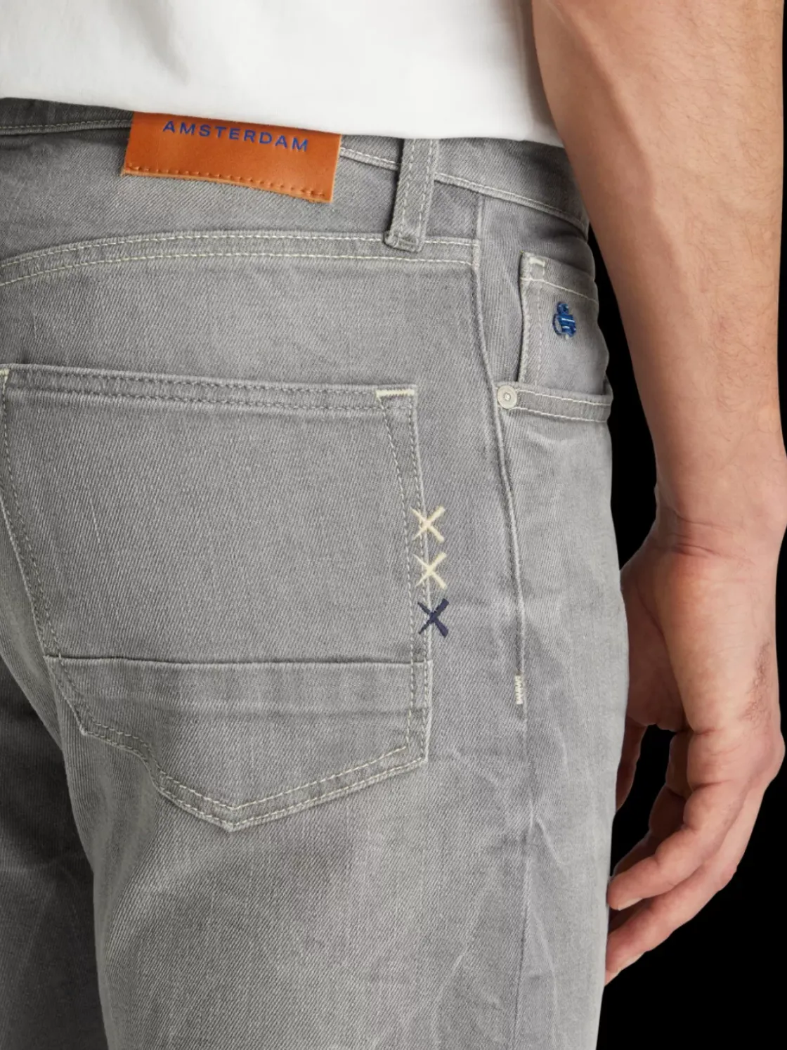 Essential Ralston regular slim jeans - Grey Sands-Scotch & Soda Outlet