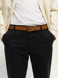 ESSENTIAL RECYCLED LEATHER BELT-Scotch & Soda Outlet