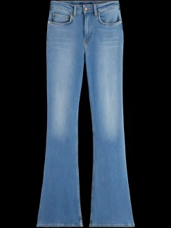 Essential THE CHARM FLARED JEANS BLUE SCENE-Scotch & Soda Clearance