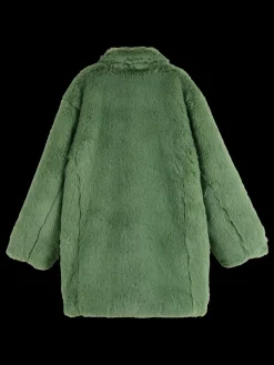 FAUX FUR COAT-Scotch & Soda Online
