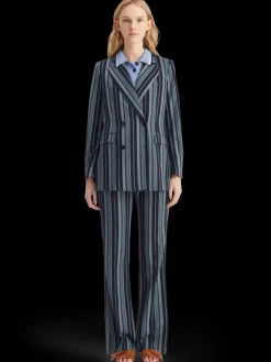 Fitted double breasted striped blazer-Scotch & Soda Hot