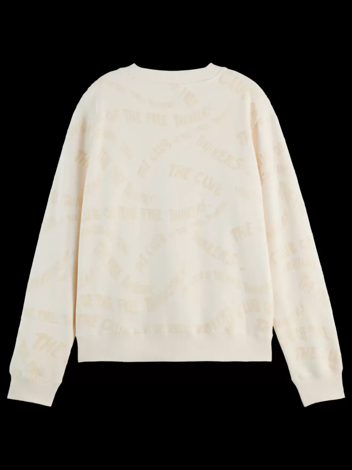 FLOCK AOP REGULAR FIT SWEATSHIRT-Scotch & Soda New