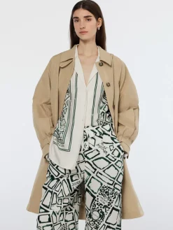 Floral embossed cotton blend carcoat-Scotch & Soda Clearance