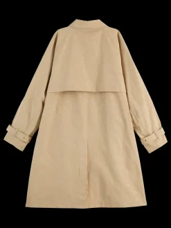 Floral embossed cotton blend carcoat-Scotch & Soda Clearance